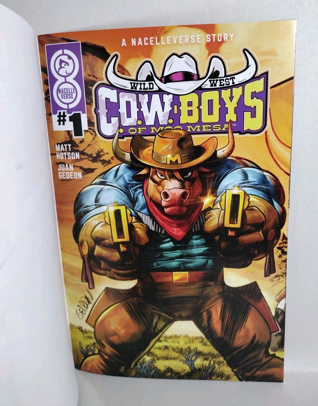 Cowboys Of Moo Mesa #1 (2025) Nacelle Comic Sketch Cover W Original DCastr Art