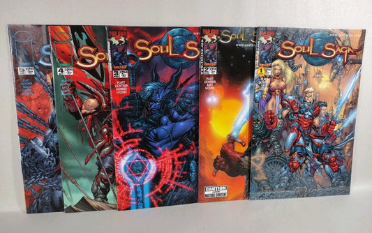 Soul Saga (2000) Image/Top Cow Complete Stephen Platt Comic Series 1 2 3 4 5 