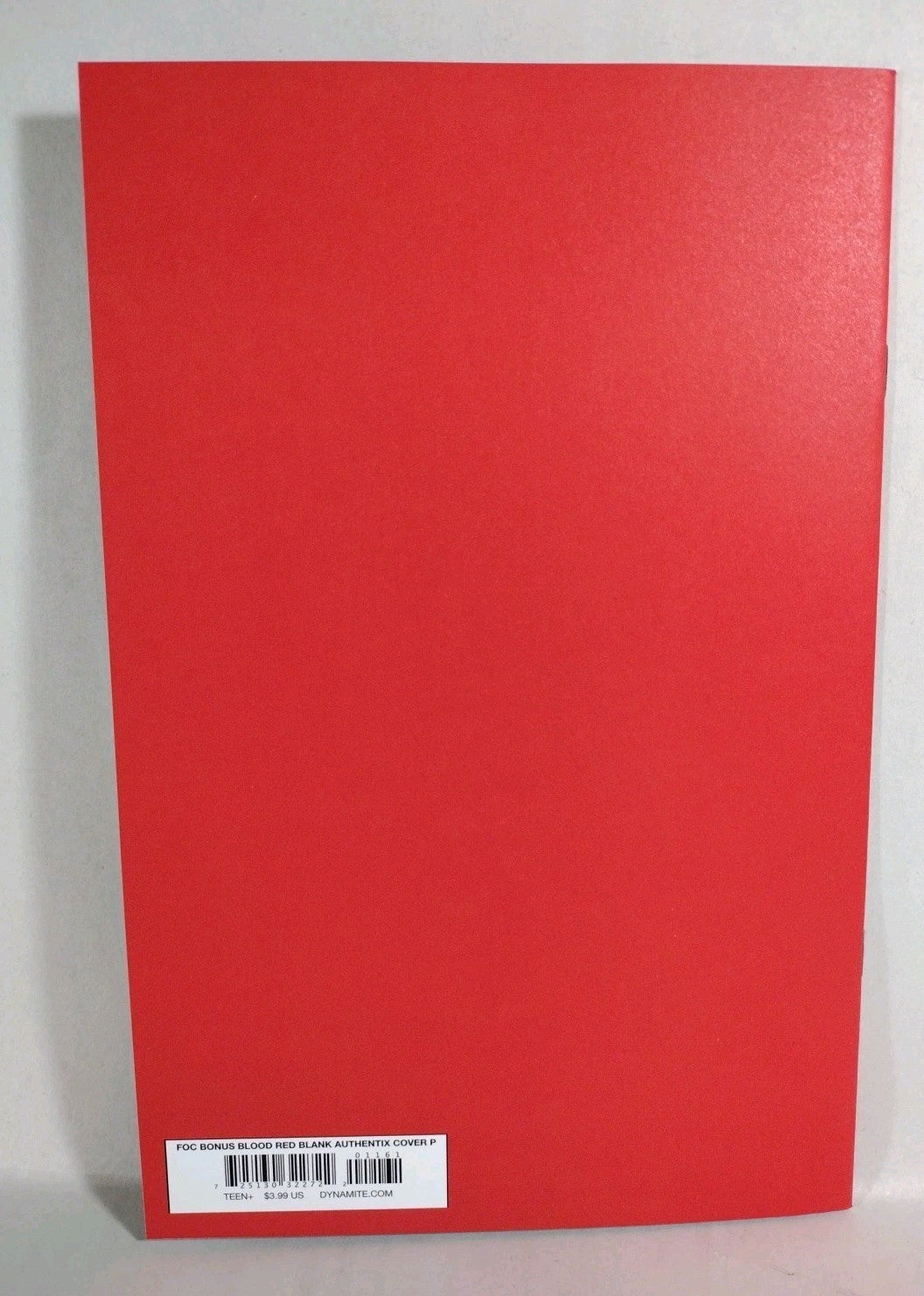 NINJETTES #1 (2022) Dynamite Red Blank Sketch Authentix Cover P Variant New 