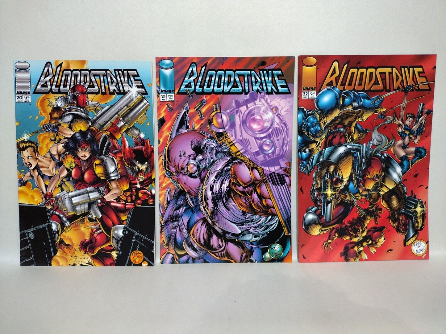 BloodStrike (1993) Image 17 Comic Lot #2 3 5 7 10 11 12 13 14 17 18 19 20 21 22+