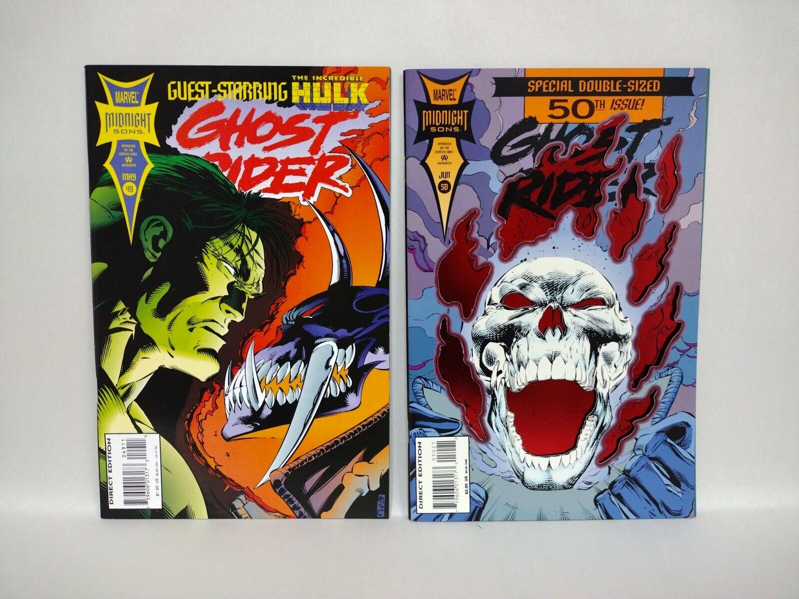 Ghost Rider (1990) Dan Ketch Marvel Comic Lot Set #1-50 Key Issues F-VF