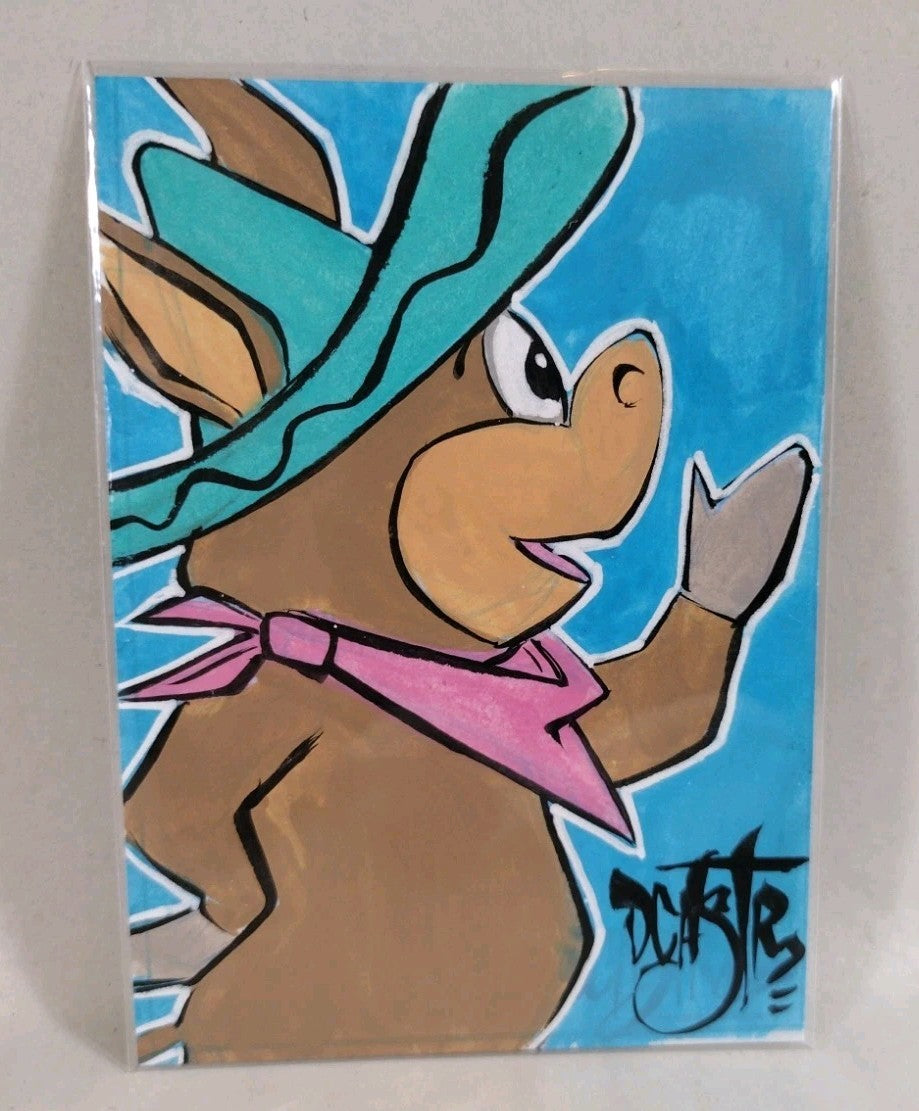 Dave Castr Crusin (2025) OAC Sketch Card W Original Baba Louie Art 