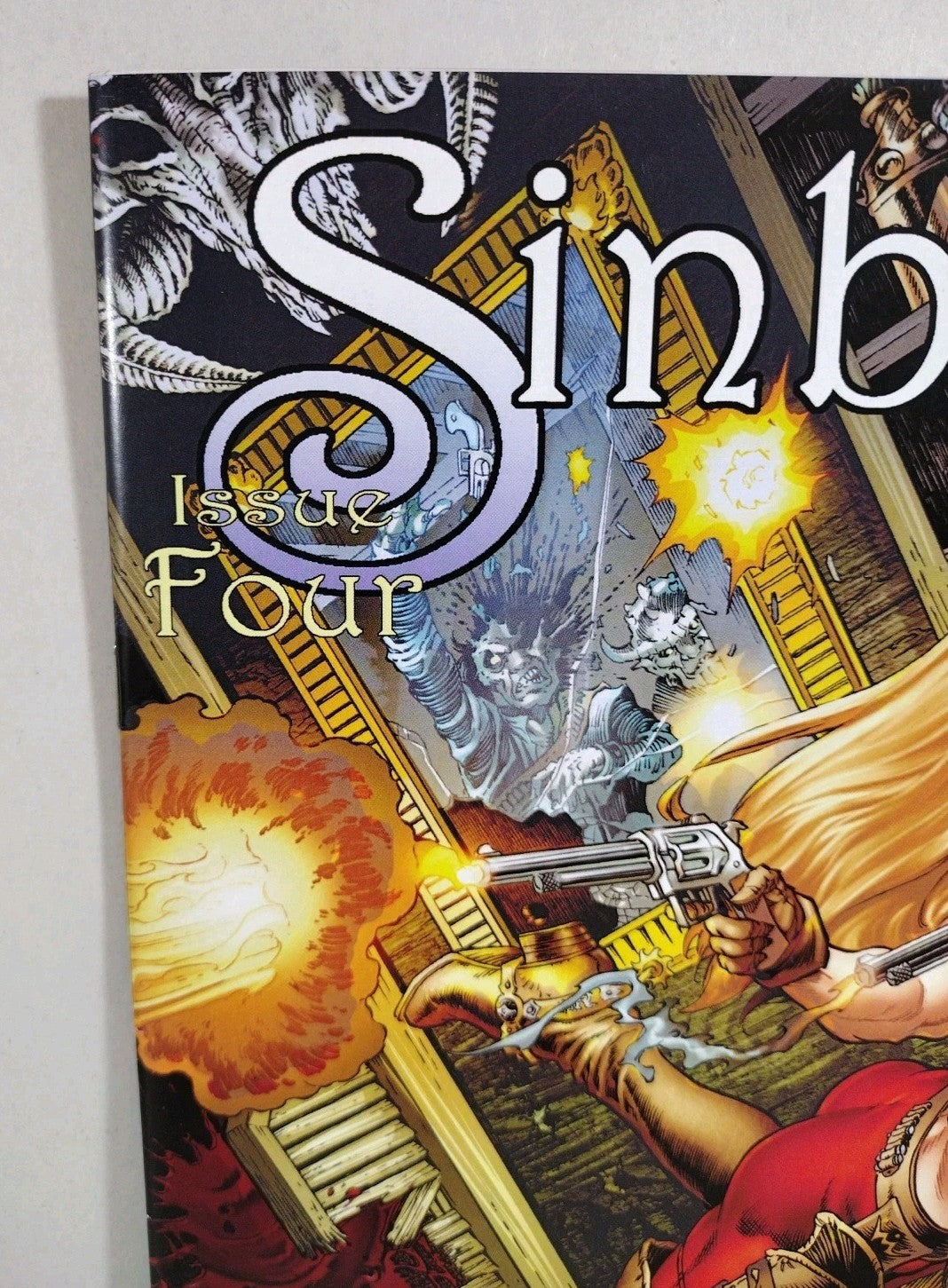 Gunfighters In Hell: Sinbuck #4 (2014) Angel Eyes Signed Joe Tim Vigil VF-NM