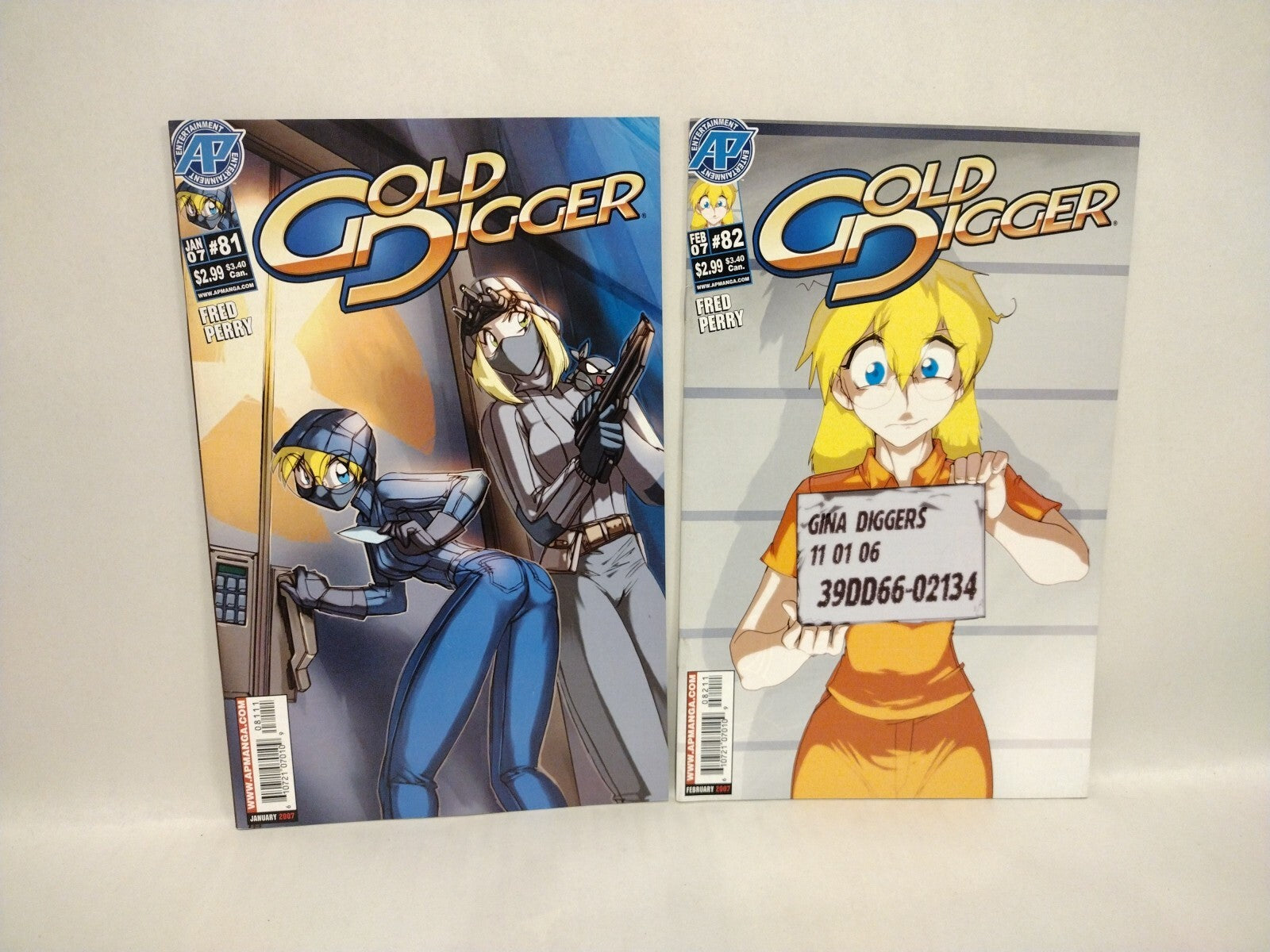 Gold Digger (2006) Antarctic Press Comic Lot Set #73-83 Fred Perry