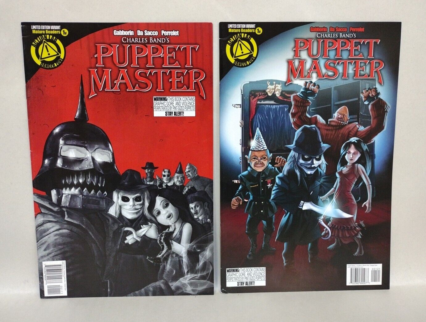 Puppet Master 1 (2015) Full Moon Features Comic Silva & Lost Boys Variant Set 