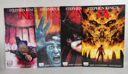 Stephen King's N (2010) Complete Marvel Comic Series #1 2 3 4 Guggenheim Maleev