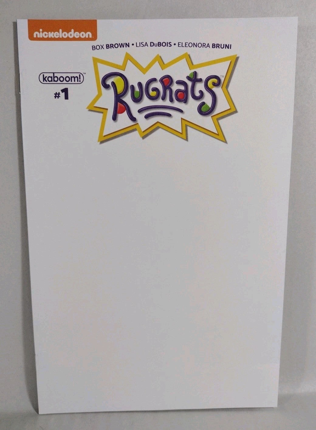 Rugrats #1 (2017) Boom Studios Blank Sketch Variant Cover Comic NM