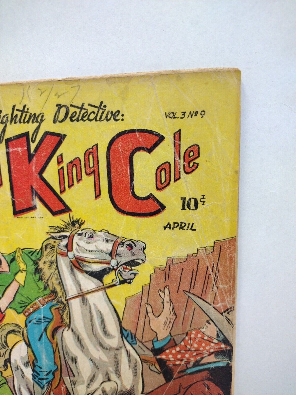 Young King Cole Detective Tales Vol 3 #9 (1948) Premium Comic Jack Harmon Cover