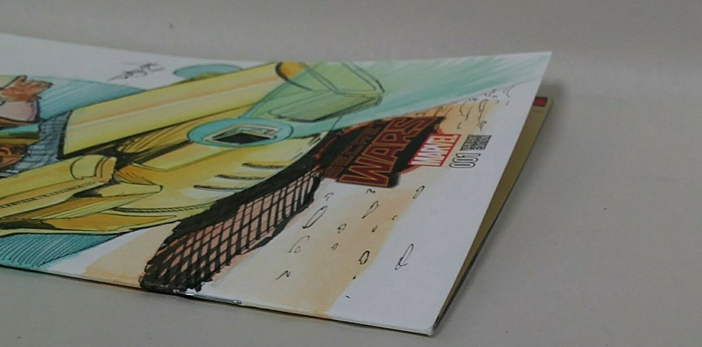 House of M 1 Marvel Secret Wars Sketch Cover Var Comic W Original DCastr Art 