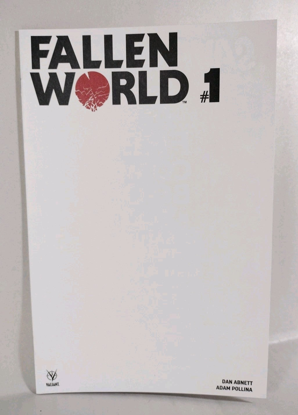 Fallen World 1 (2019) Valiant Blank Sketch Variant Cover Comic Dan Abnett New NM