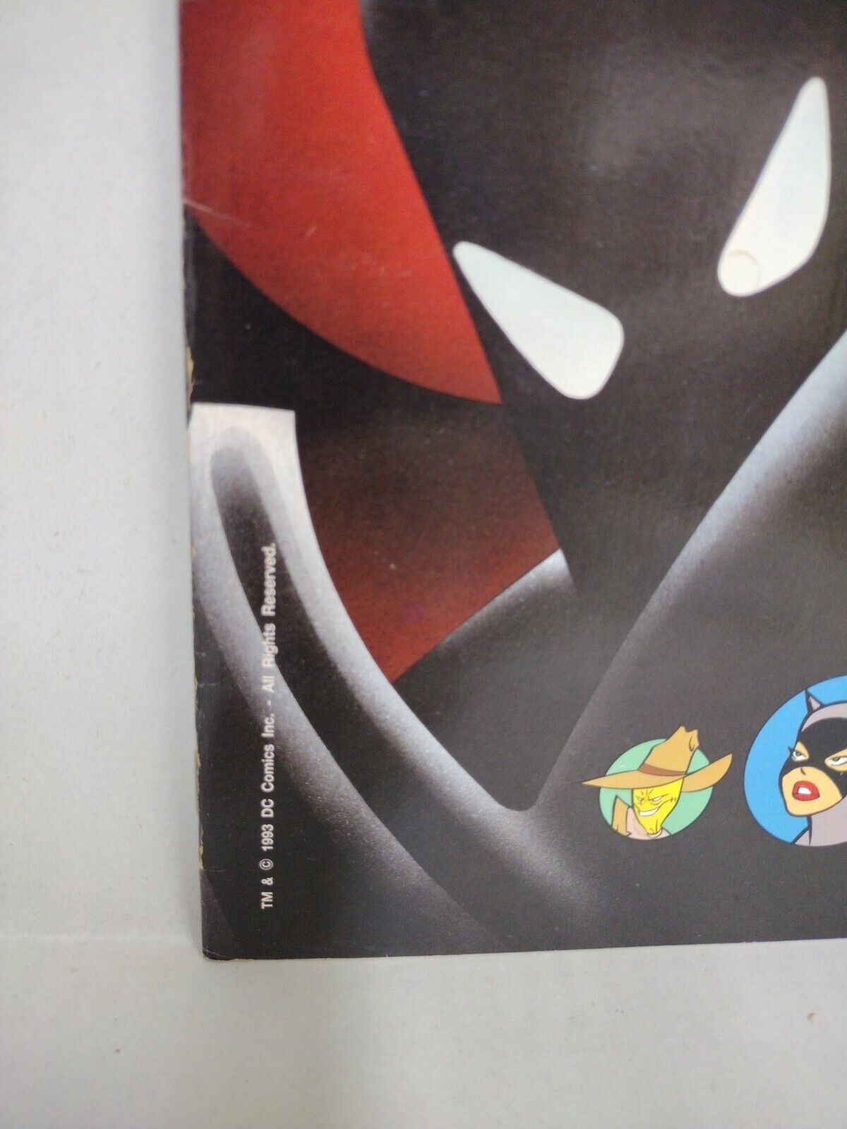 Batman Animated Series (1993) Unused Panini Sticker Album Book