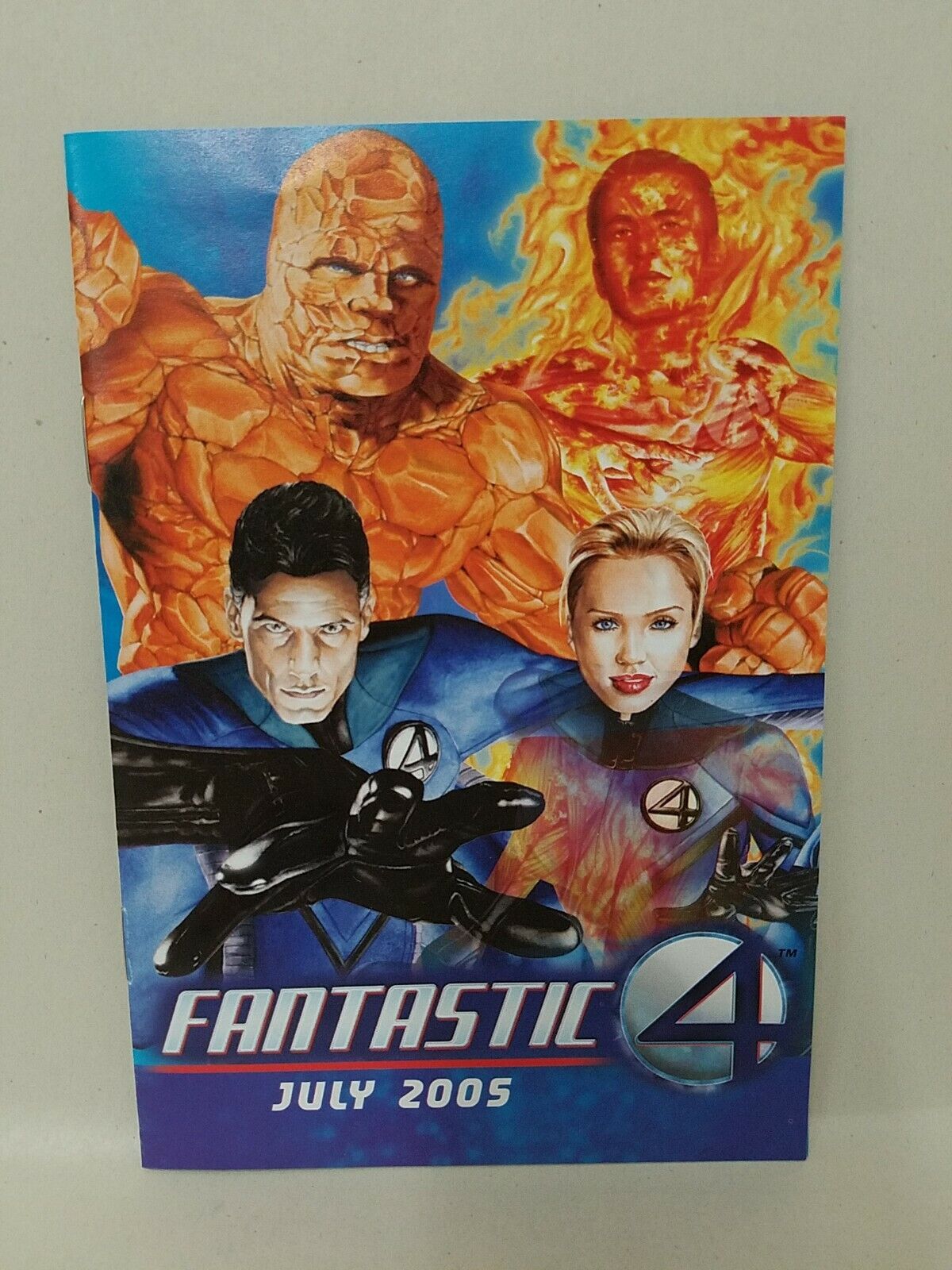 Fantastic Four (2005) Movie Merchandising Ashcan Character Bios Chris Evans