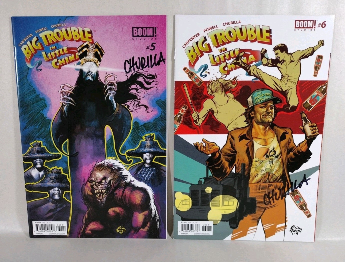 Big Trouble In Little China (2014) Boom Comic Lot Set 1-9 Signed By Artist VF-NM