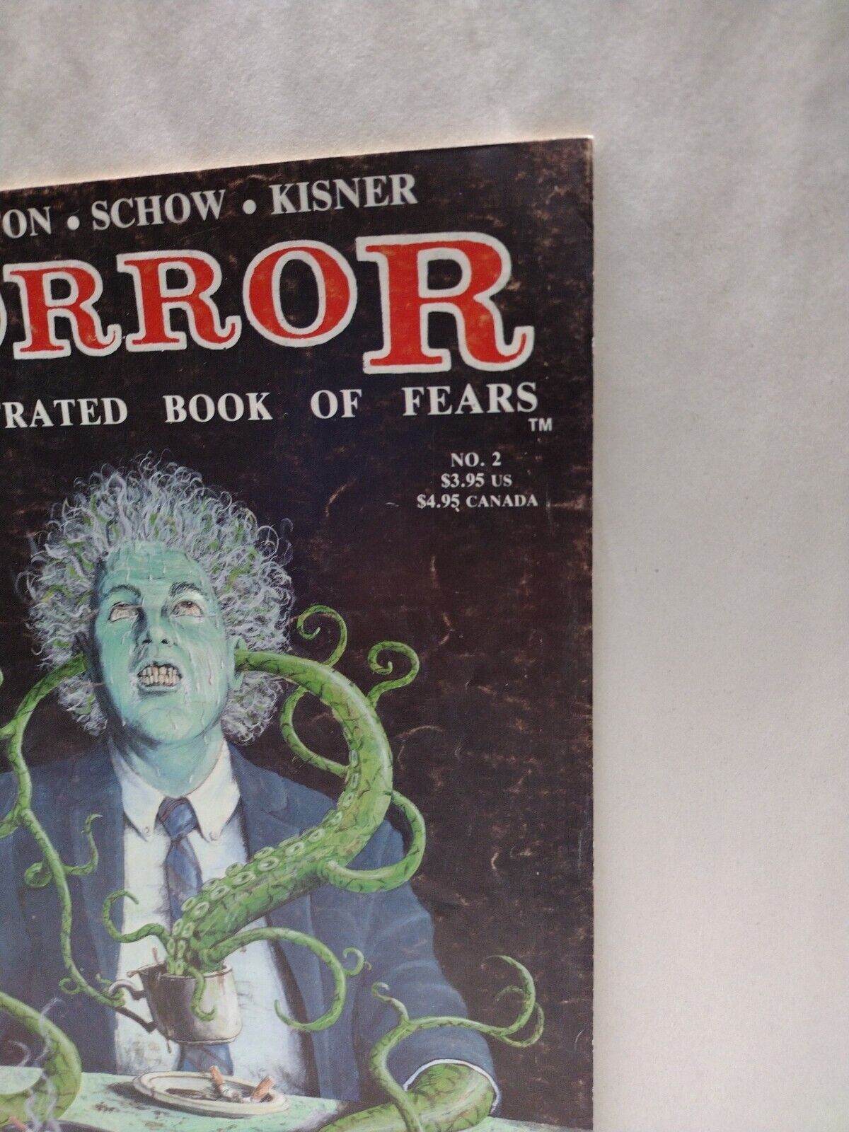 Horror: Illustrated Book Of Fears (1990) Northstar Comic Magazine Lot Set #1 & 2