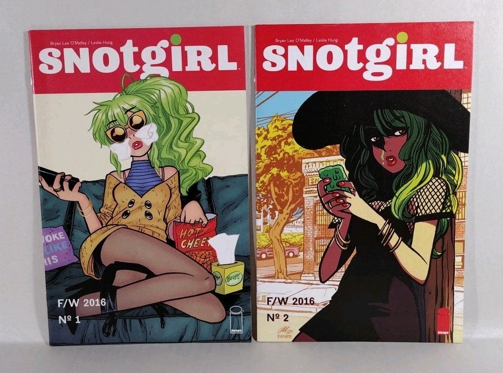 Snot Girl (2016) Image Comic Lot Set #1 2 Bryan Lee O'Malley VF-NM