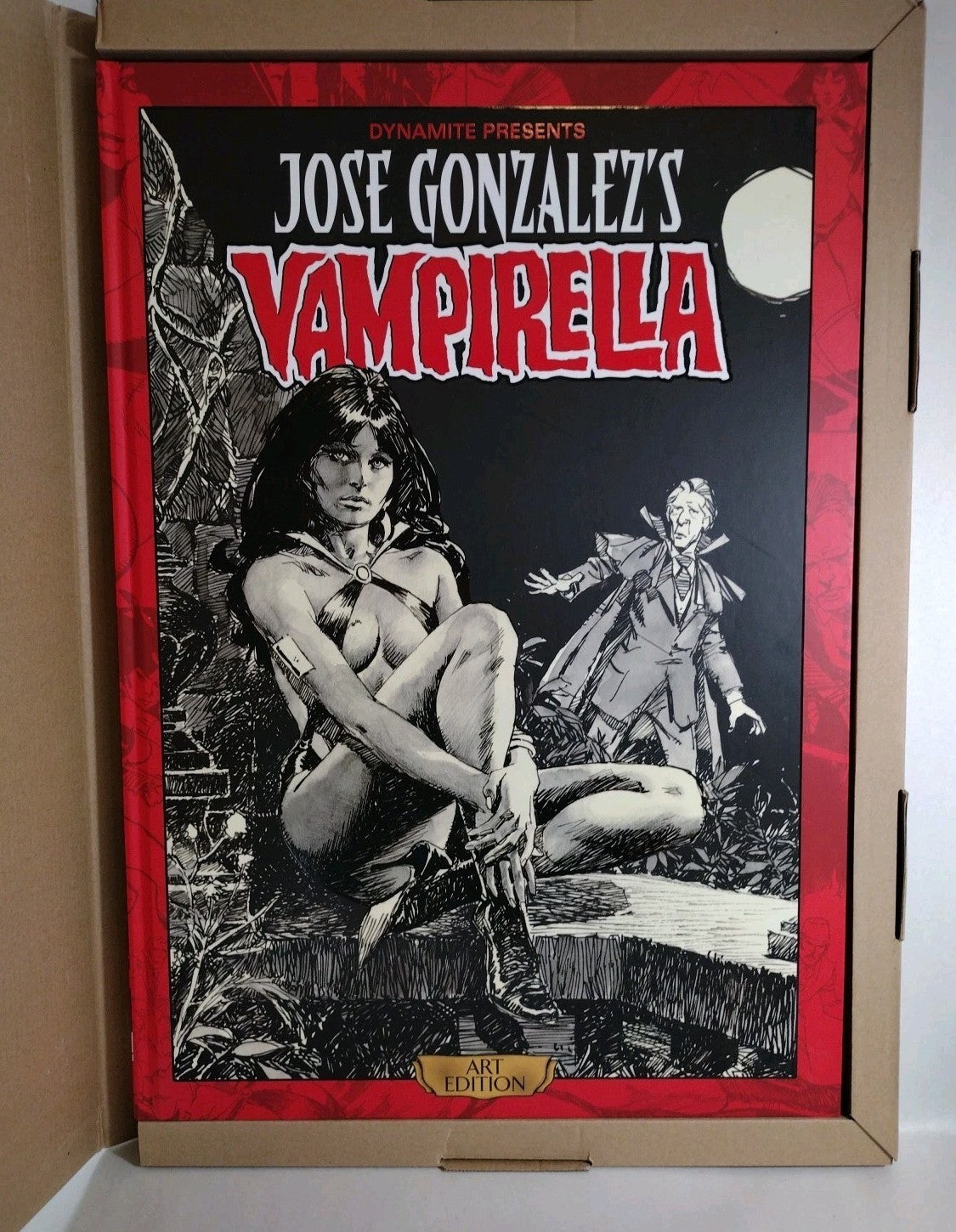 Jose Gonzalez VAMPIRELLA Art Edition Large 21x15" Dynamite HC New W Carton