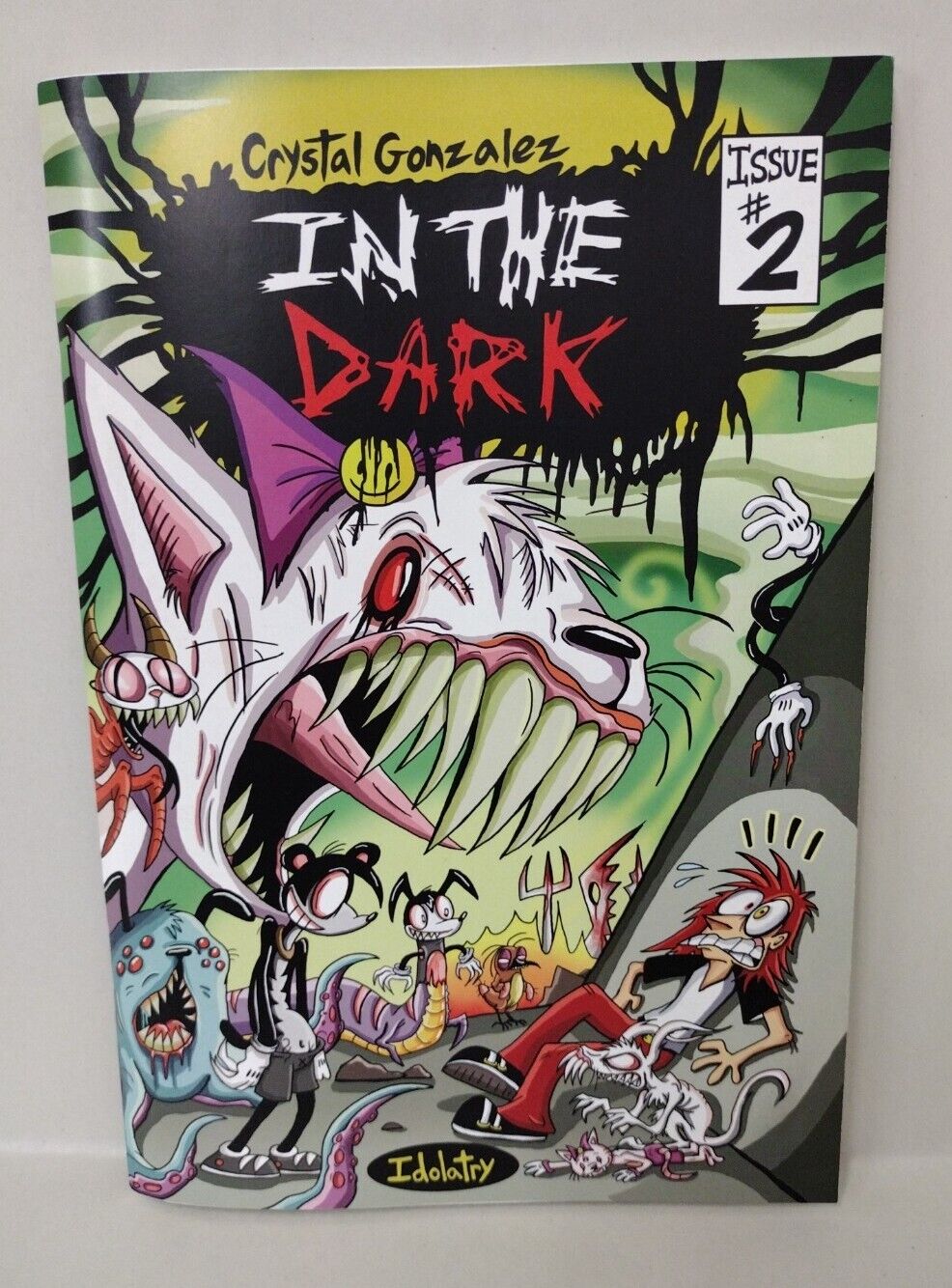 In The Dark (2018) Cartoon Horror Comic Lot Set #1 2 3 Crystal Gonzalez