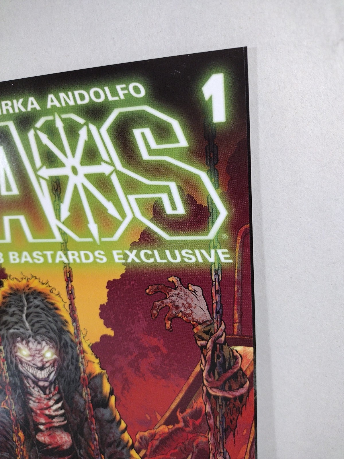 CHAOS 1 (2014) Rupps Comics Exclusive Tim Vigil Evil Ernie Variant Cover VF