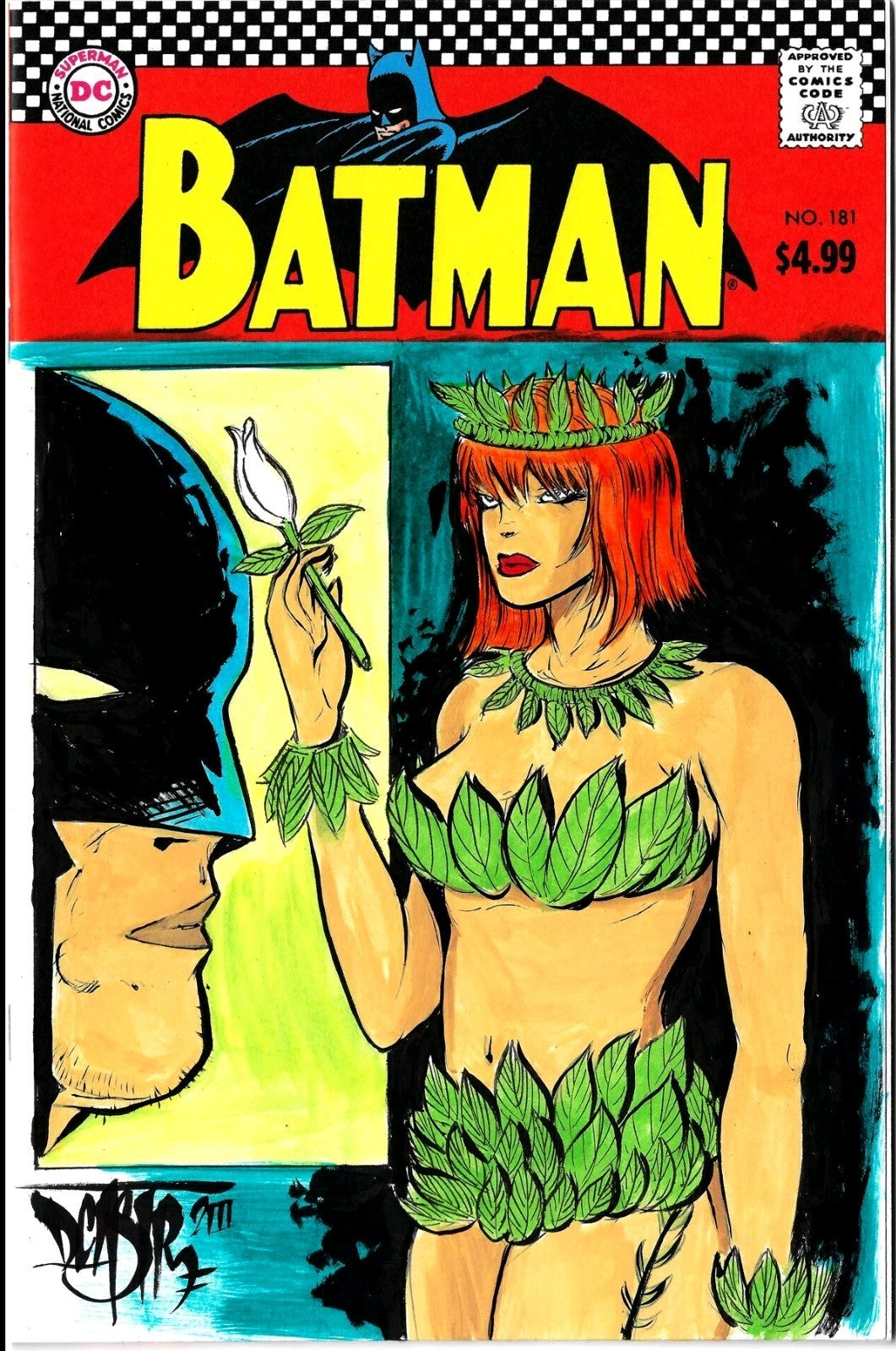 Batman Facsimile #181 (2023) DC Comic Sketch Cover Var W Original Dave Castr Art