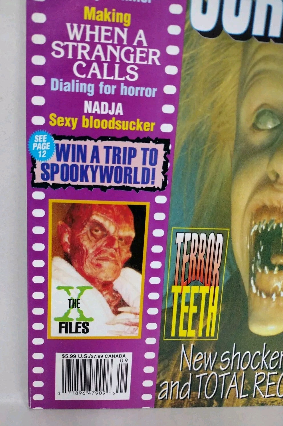 FANGORIA Magazine 146 (1996) Screamers Virtuosity Clive Barker Nadja Xtro 3 VF