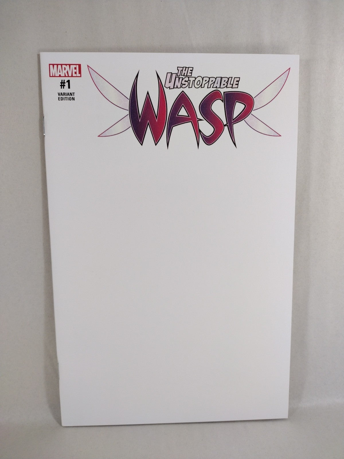 Unstoppable Wasp #1 (2017) Marvel Comic Blank Sketch Variant Cover NM