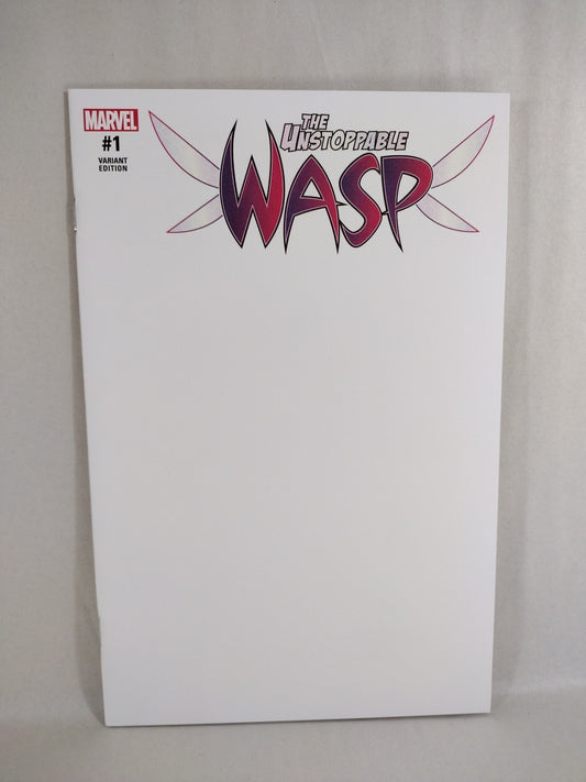 Unstoppable Wasp #1 (2017) Marvel Comic Blank Sketch Variant Cover NM