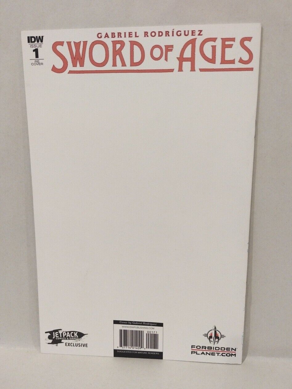 Sword Of Ages #1 (2007) Complete IDW Variant Comic Set Gabriel Rodriguez VF-NM