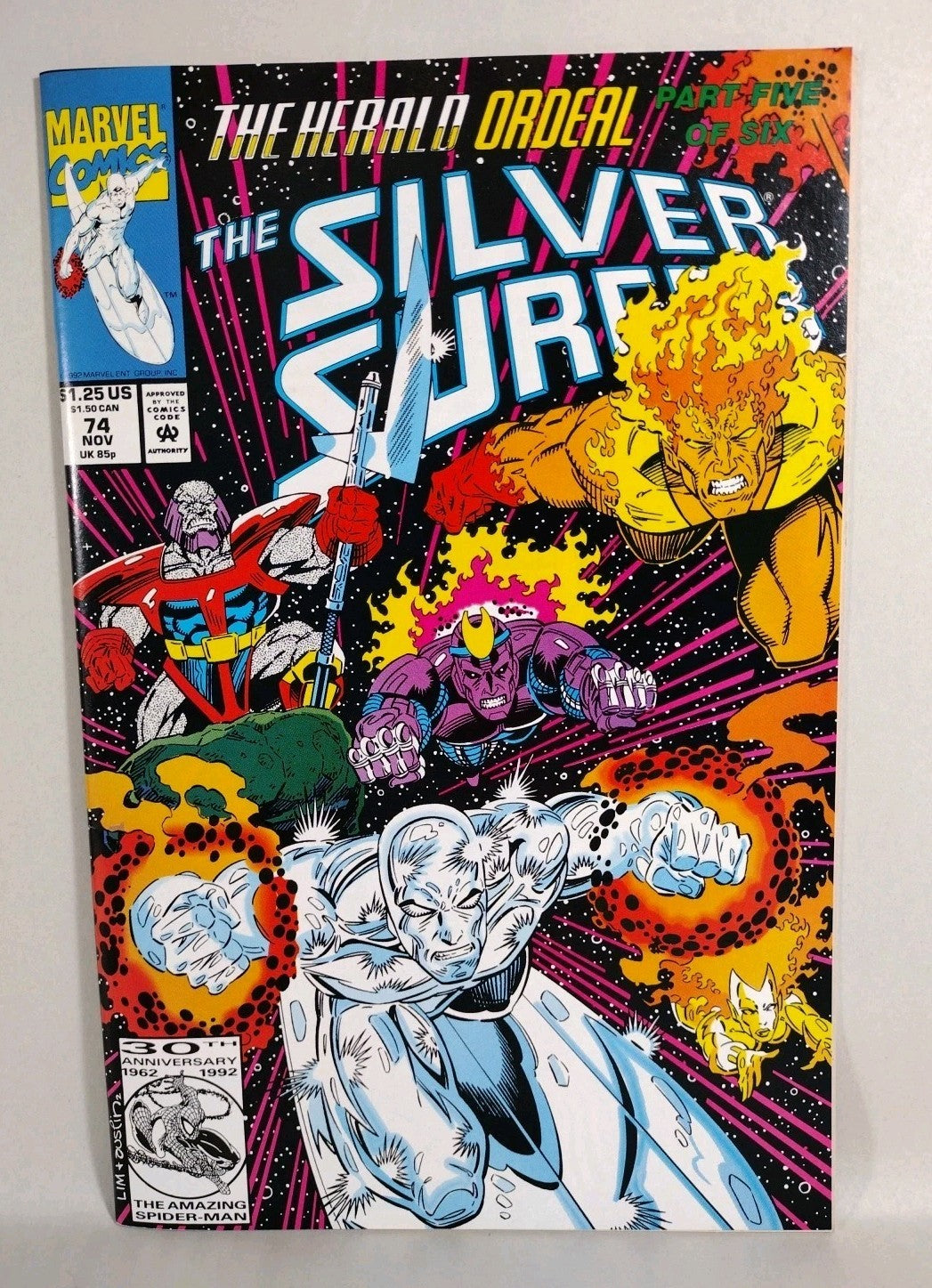 Silver Surfer (1992) Marvel Comic Lot #69 71 72 73 74 75 Herald Ordeal Pt 2-6