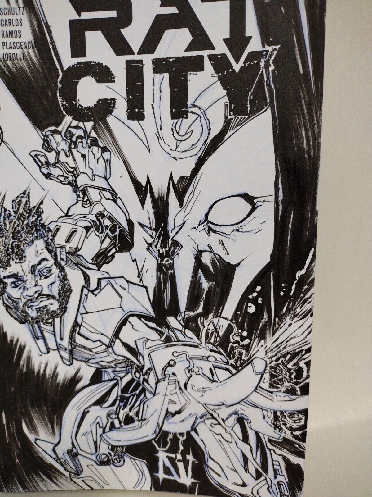 Rat City #1 (2024) Image Sketch Cover Spawn Universe Comic W Original JAG Art