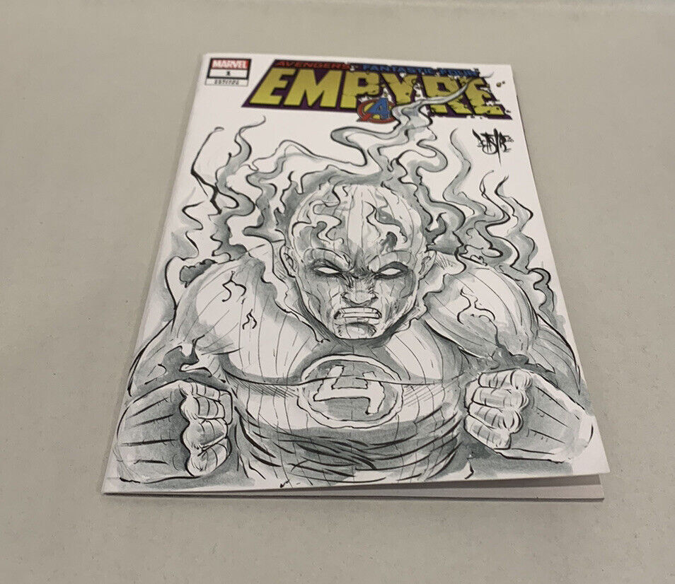 EMPYRE #1 Blank Sketch Variant Cover Comic 2020 W Original Art Dave Castr