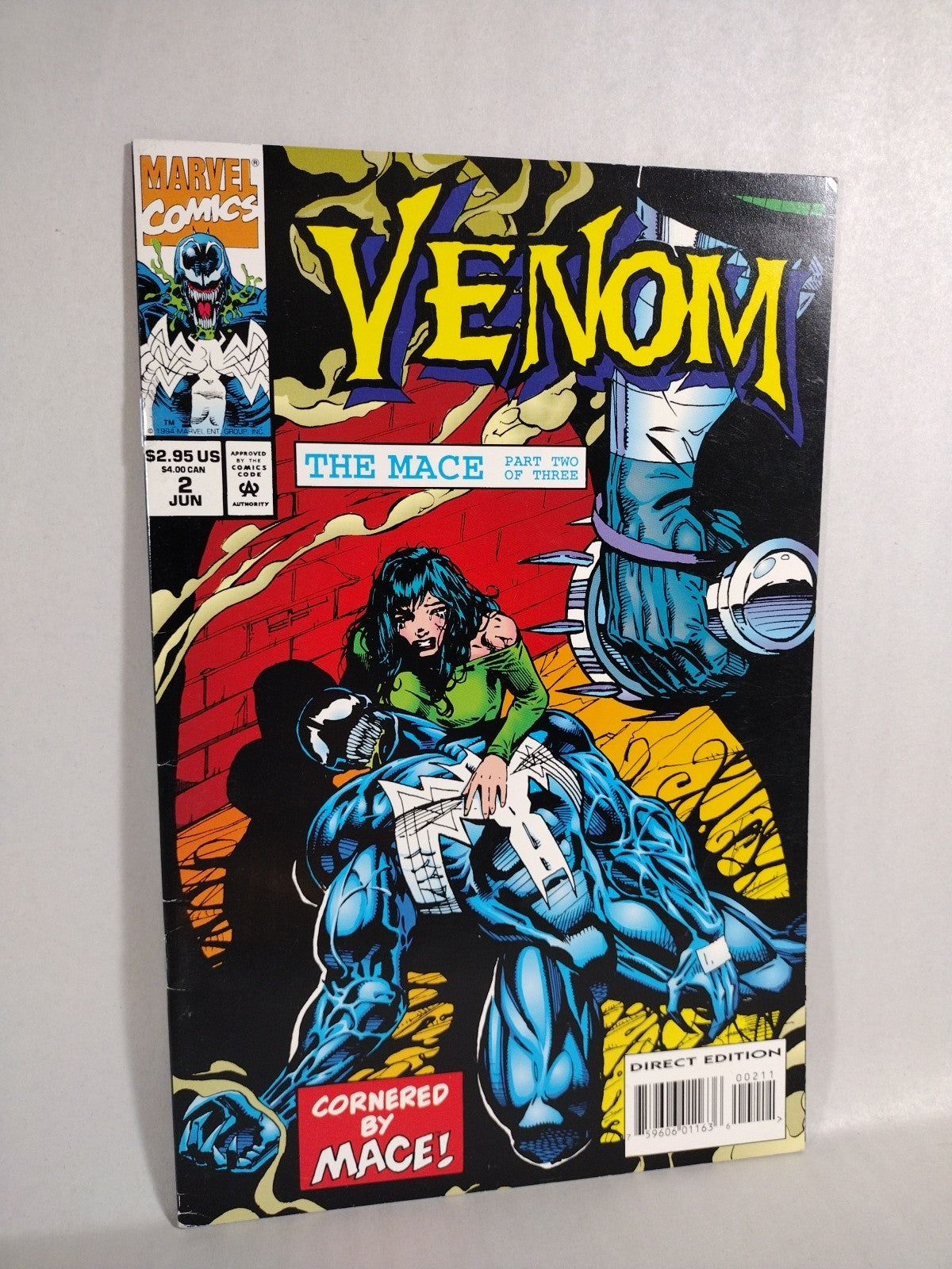 Venom The Mace (1994) Complete Marvel Comic Series #1 2 3 Liam Sharp Carl Potts