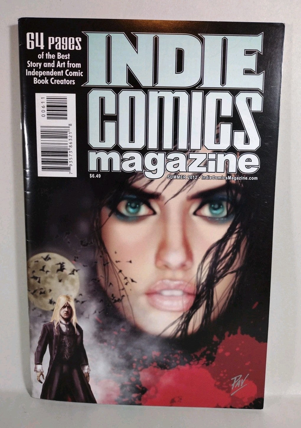 Indie Comics Magazine (2011) Aazurn Lot #1 2 3 4 5 6 Signed Tim Joe Vigil 