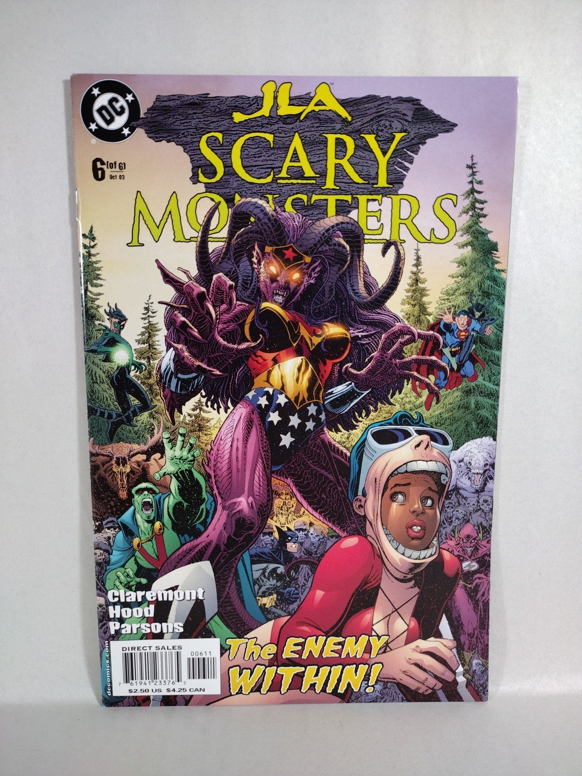 JLA Scary Monsters (2003) Complete DC Comic Set #1-6 Art Adams Covers Claremont