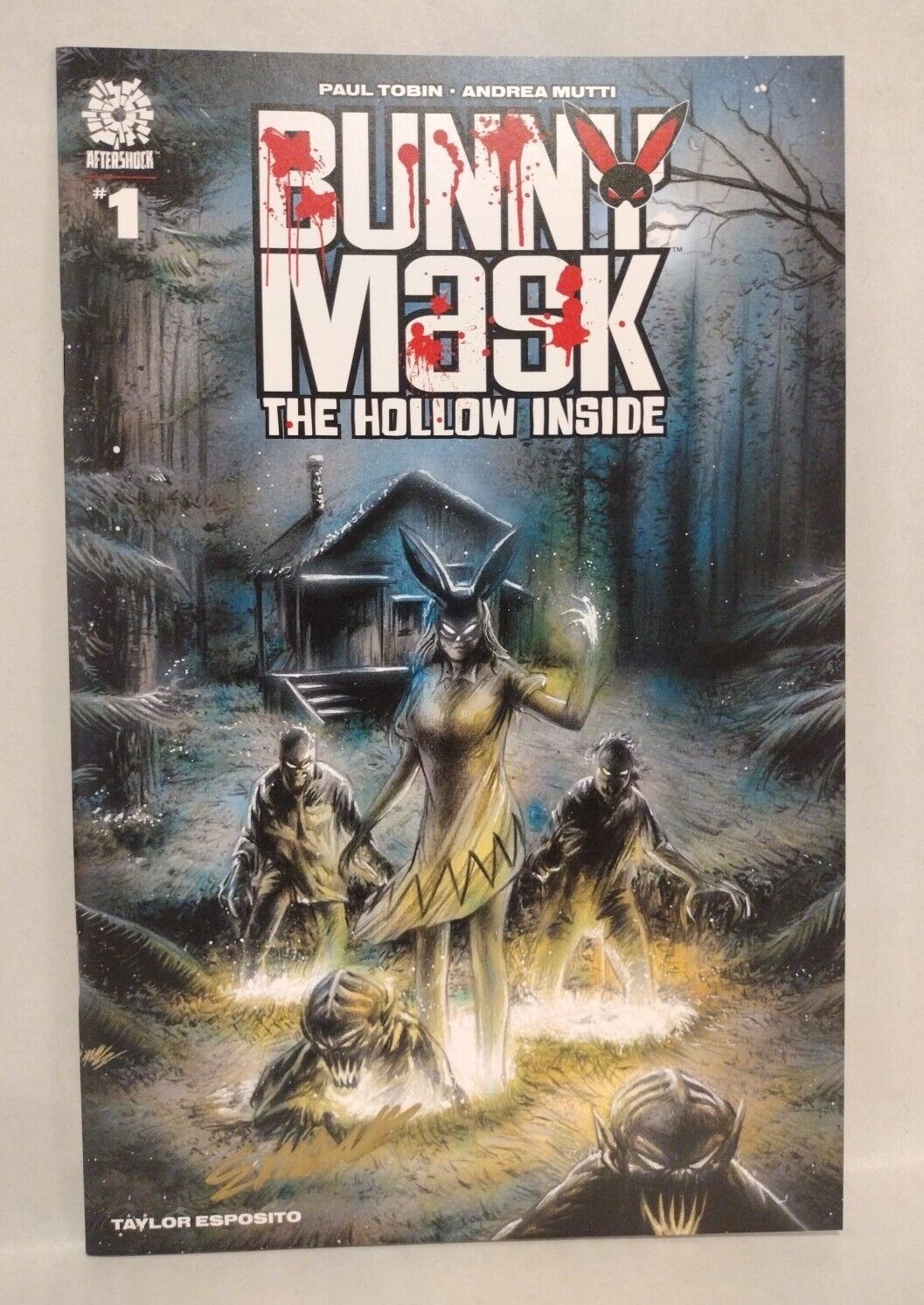 Bunny Mask The Hollow Inside 1 (2022) Aftershock Comic Manu Silva Variant Signed