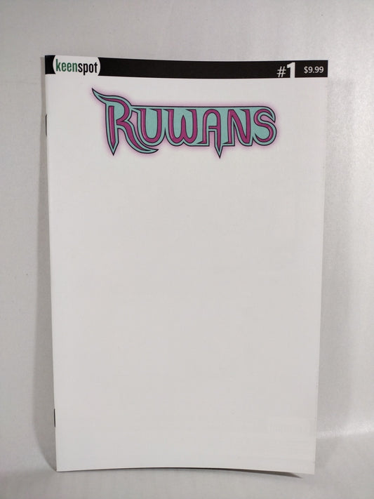 Ruwans #1 (2019) Keenspot Comic Blank Sketch Variant NM