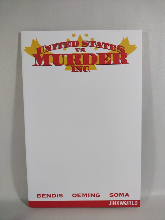 United States vs Murder Inc #1 (2018) DC Jinxworld Blank Sketch Cover Comic NM