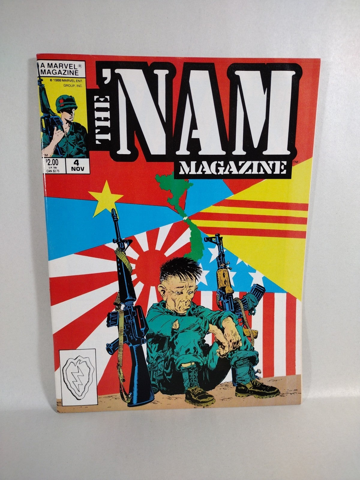The NAM Magazine (1988) Marvel Comic Lot Set #1 2 3 4 5 7 Michael Golden FN