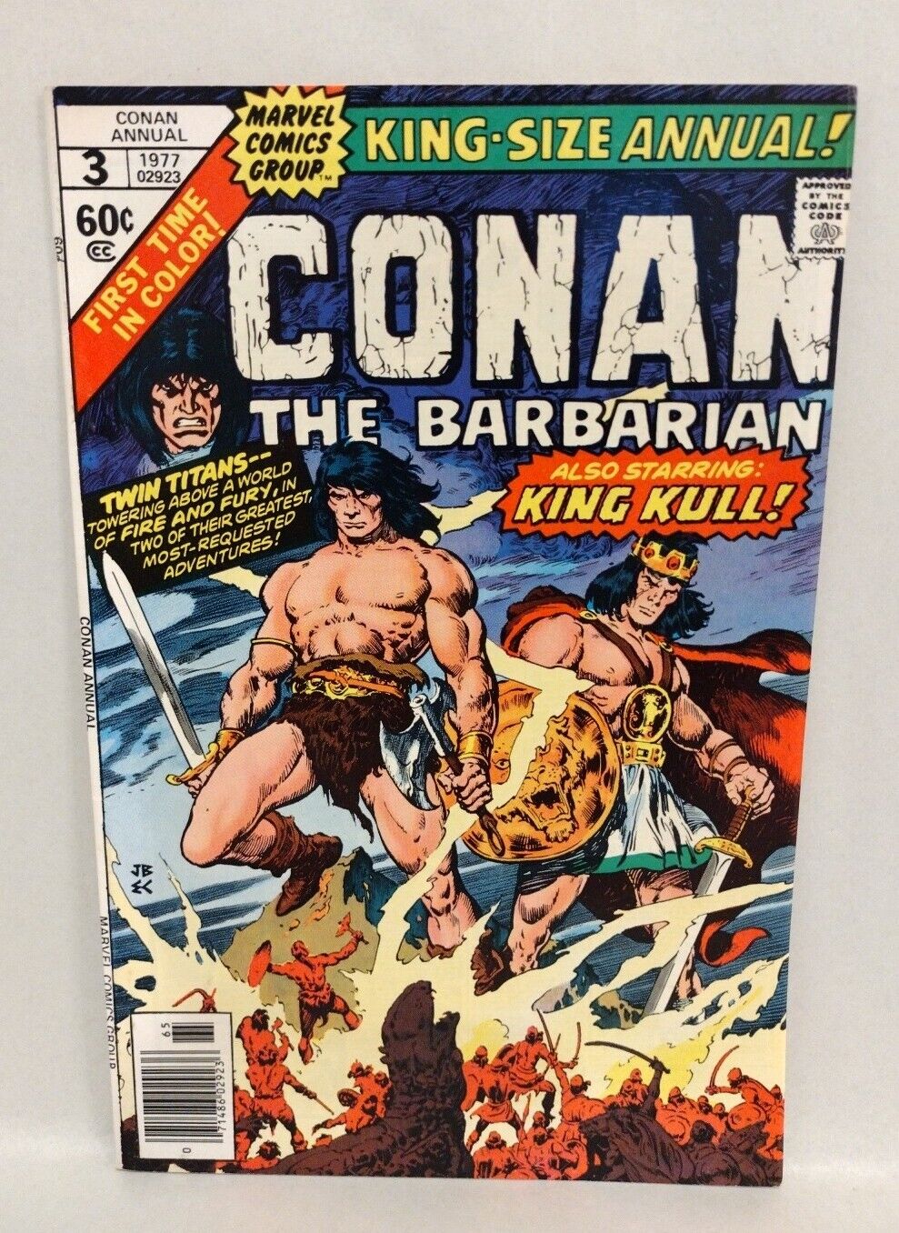 Conan (1977) King Size Annual Marvel Comic Lot Set 3 4 5 6 7 