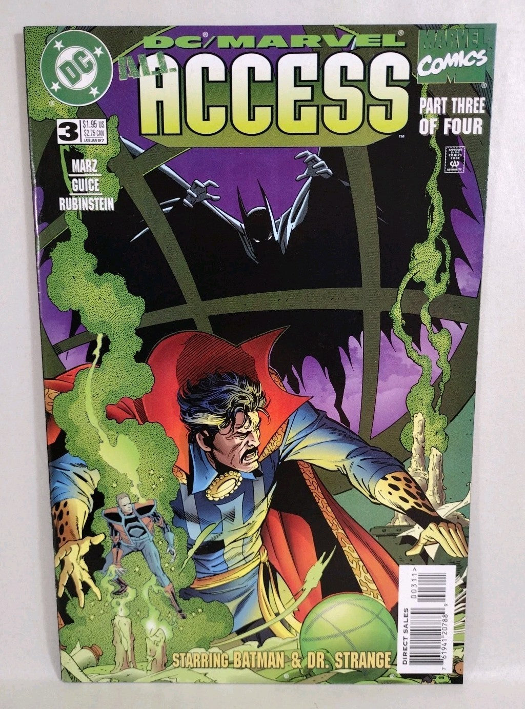 DC Marvel All Access (1996) Comic Miniseries #1 2 3 + Unlimited Access #1 (1997)