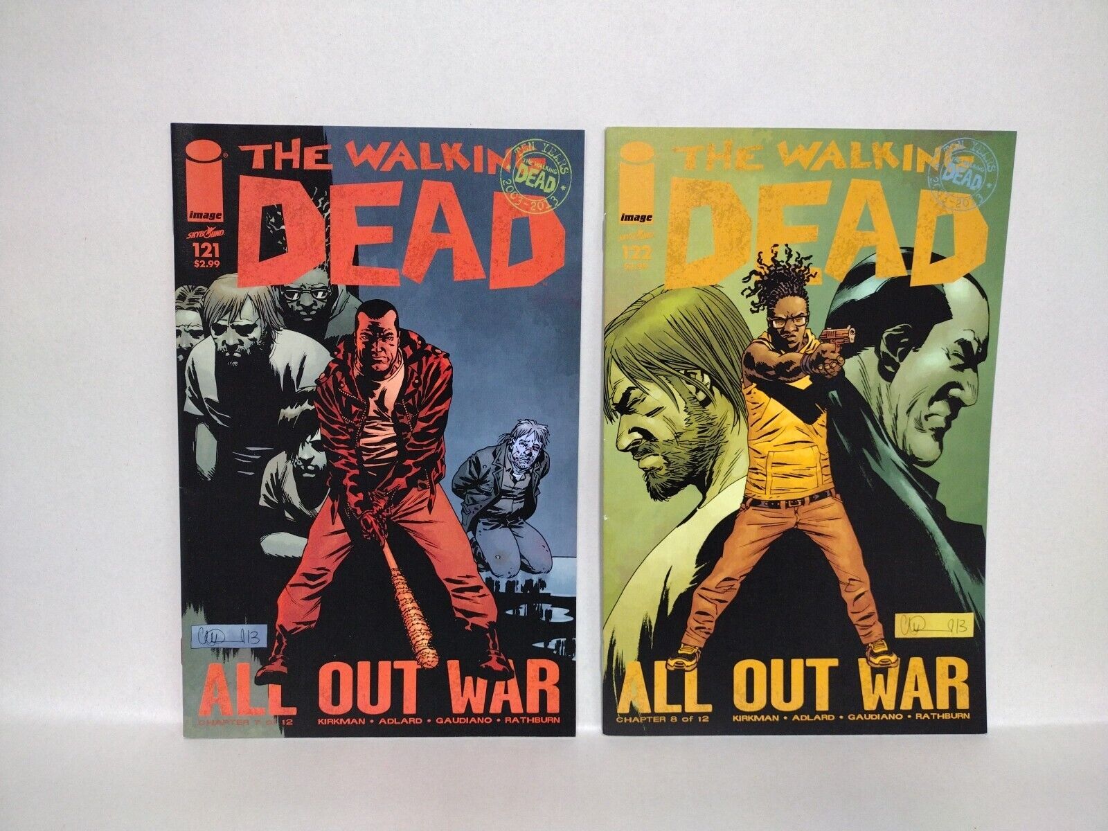 Walking Dead (2013) Image Comic Lot Set #114 116-123 125 129 132 All Out War