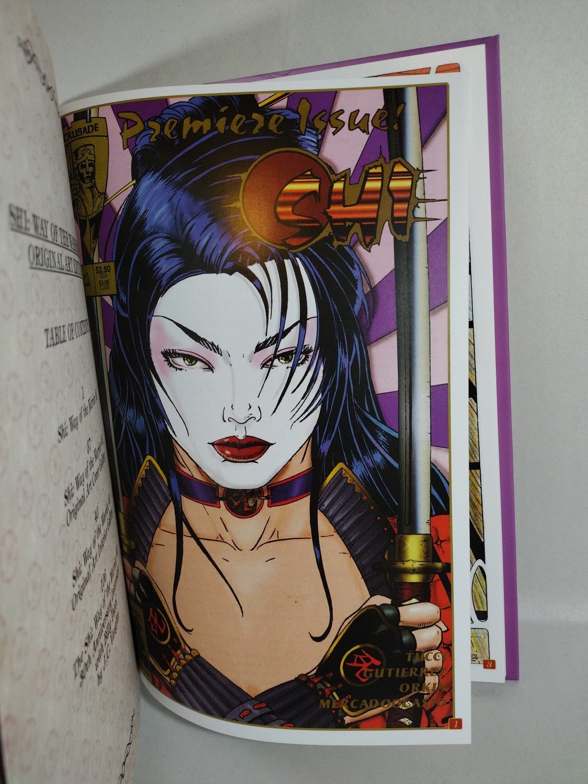 Shi Way of the Warrior (2024) Crusade Comic Original Art Edition Hardcover New 