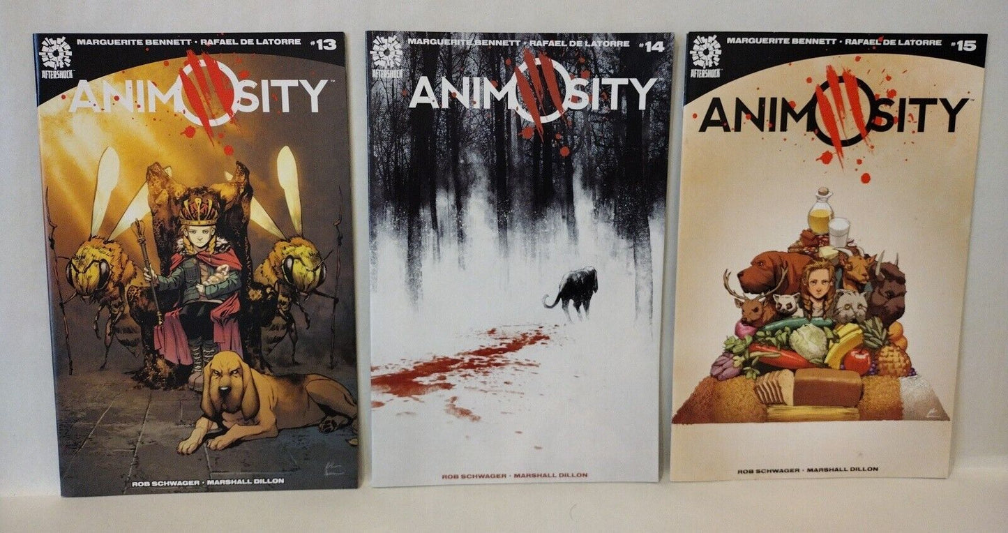 Animosity (2016) Aftershock Comic Book Set 1-26 +World Of 1 Marguerite Bennett 