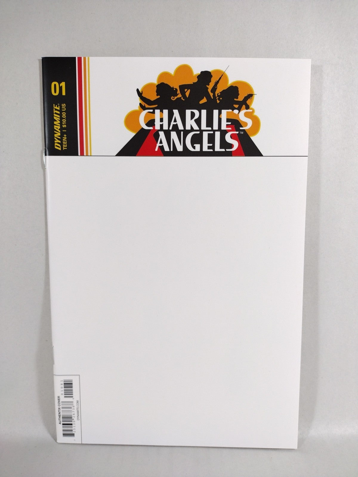 Charlie's Angels #1 (2018) Dynamite Blank Sketch Variant Cover Comic VF