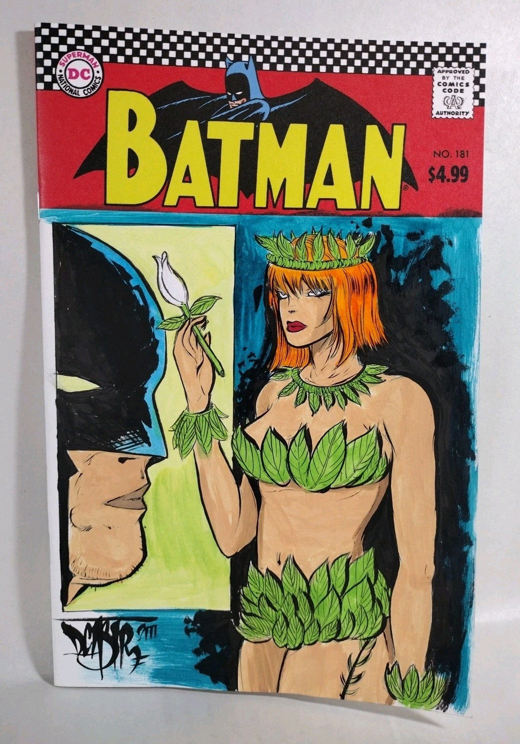 Batman Facsimile #181 (2023) DC Comic Sketch Cover Var W Original Dave Castr Art