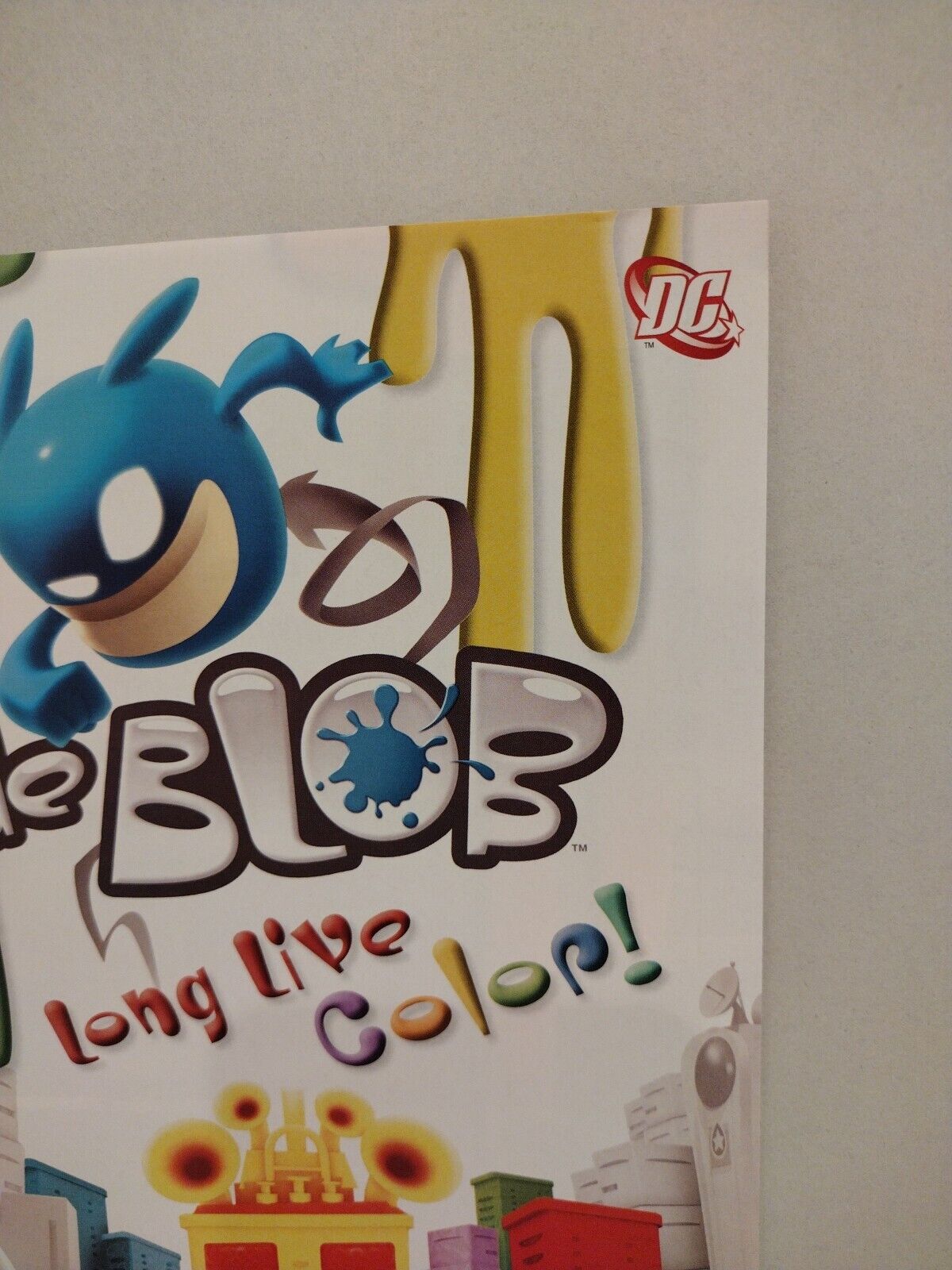 De Blob Long Live Color (2008) DC/THQ SDCC Exclusive Promotional Comic VF 