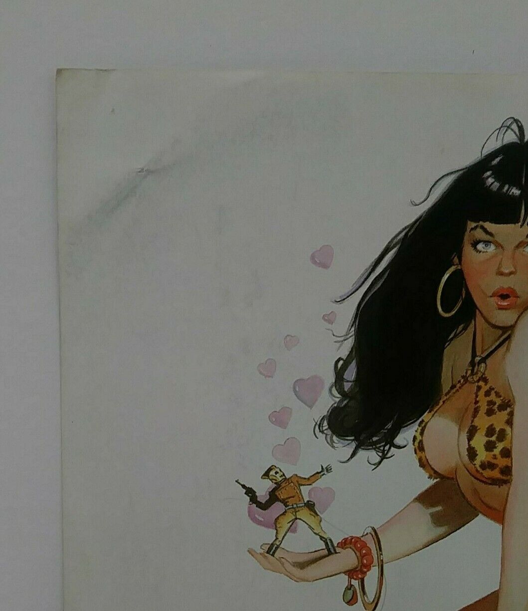 Betty Page Queen Of Hearts (1995) Jim Silke 2 Page Solicit Flyer 9x12"