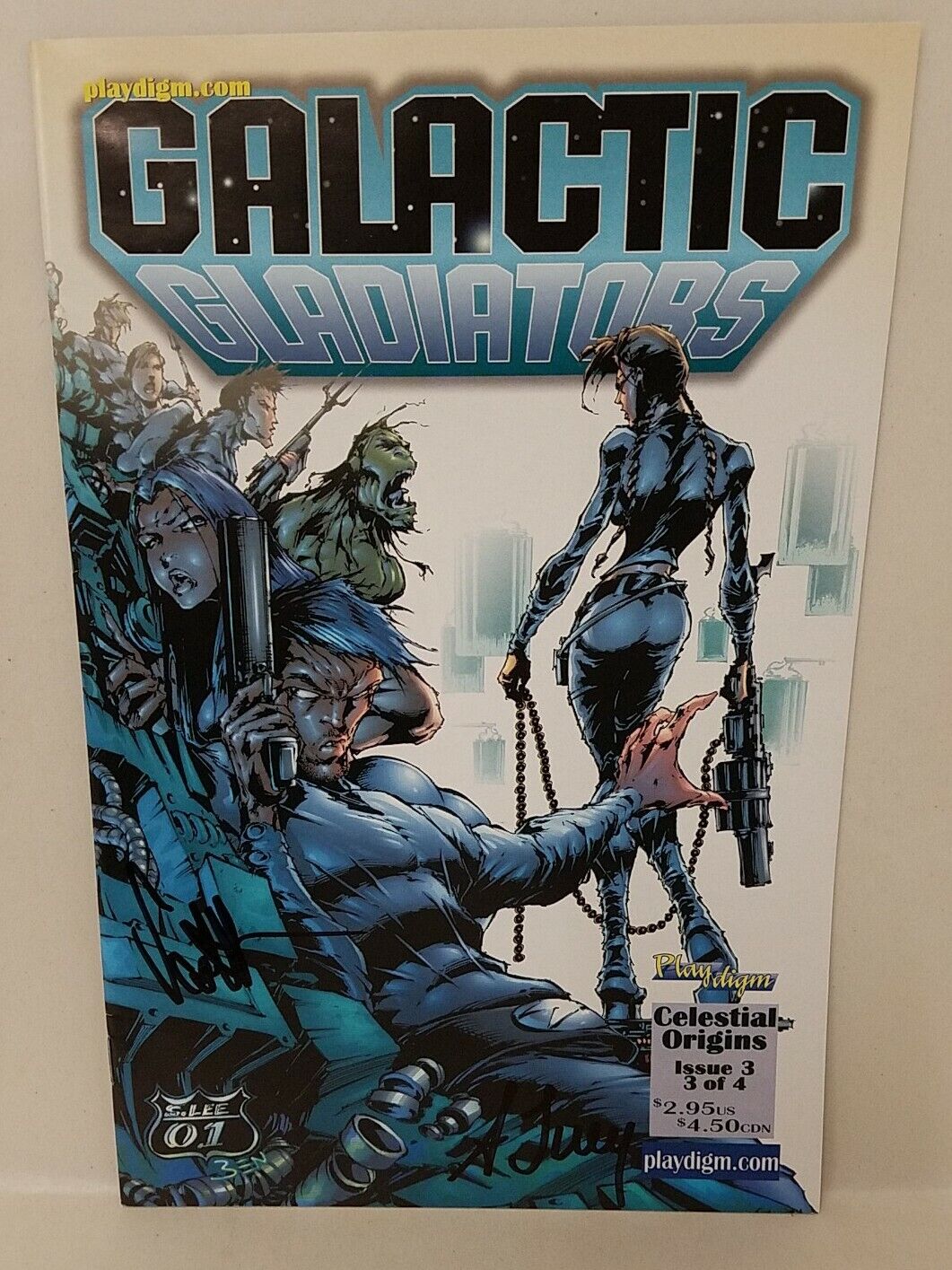 Galactic Gladiators (2000) Complete Comic Set #1 2 3 Scott Lee Sanford Tuey 