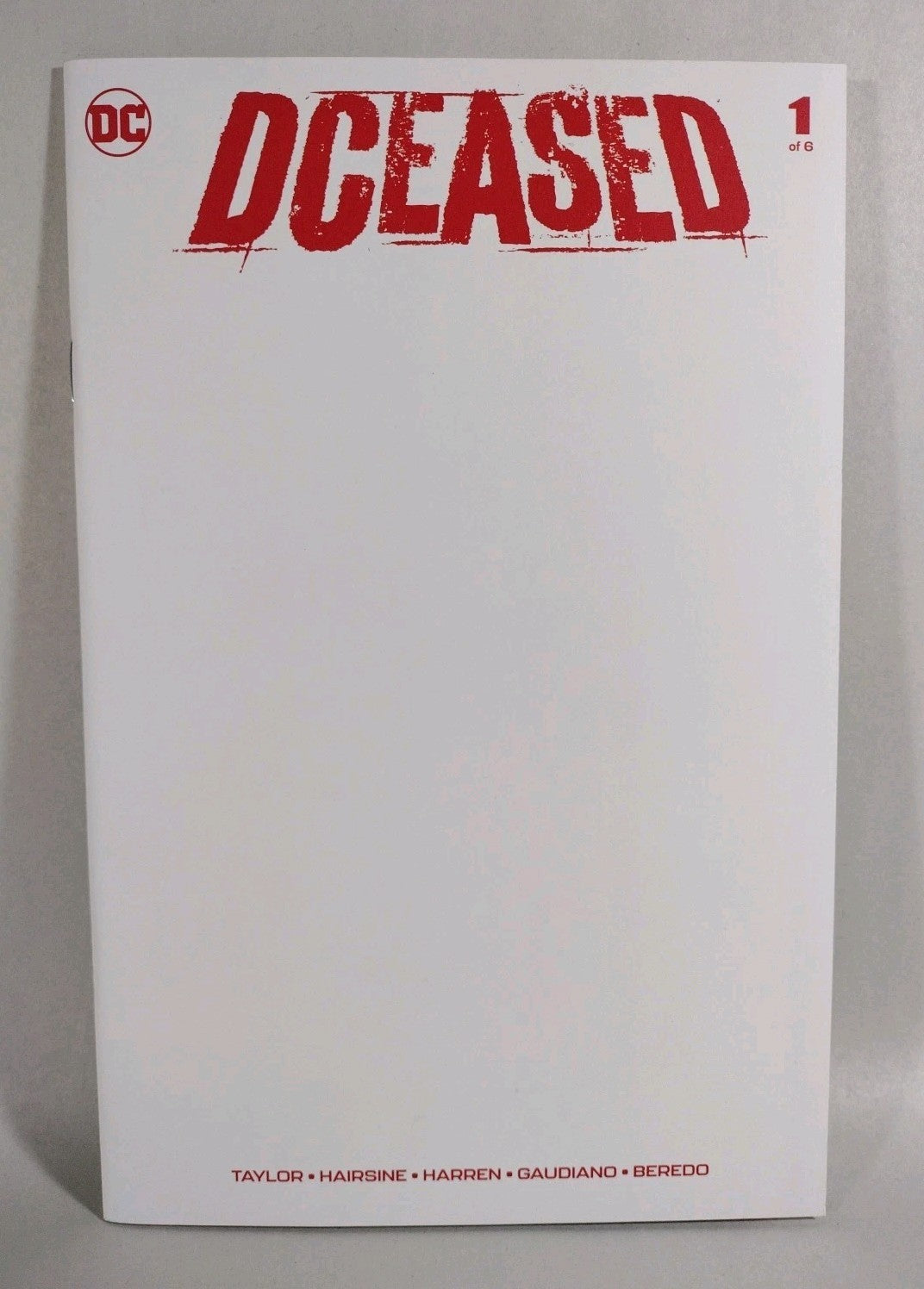 DCEASED #1 (2020) DC Comics Blank Sketch Variant Cover New NM