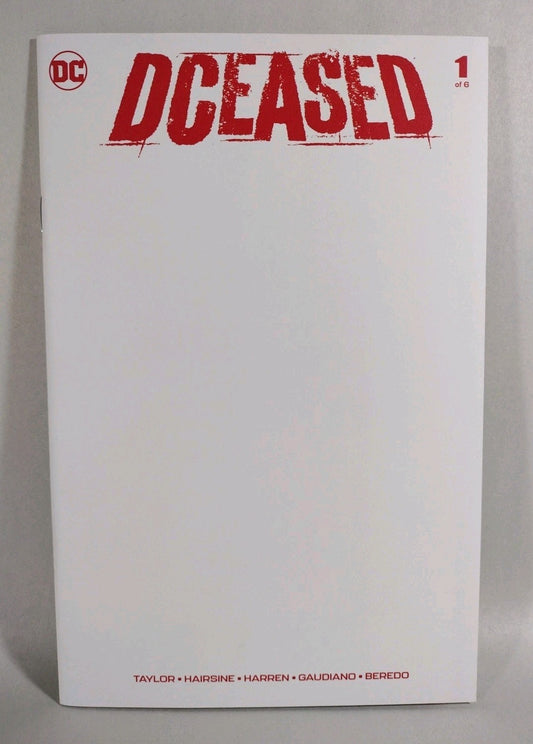 DCEASED #1 (2020) DC Comics Blank Sketch Variant Cover New NM