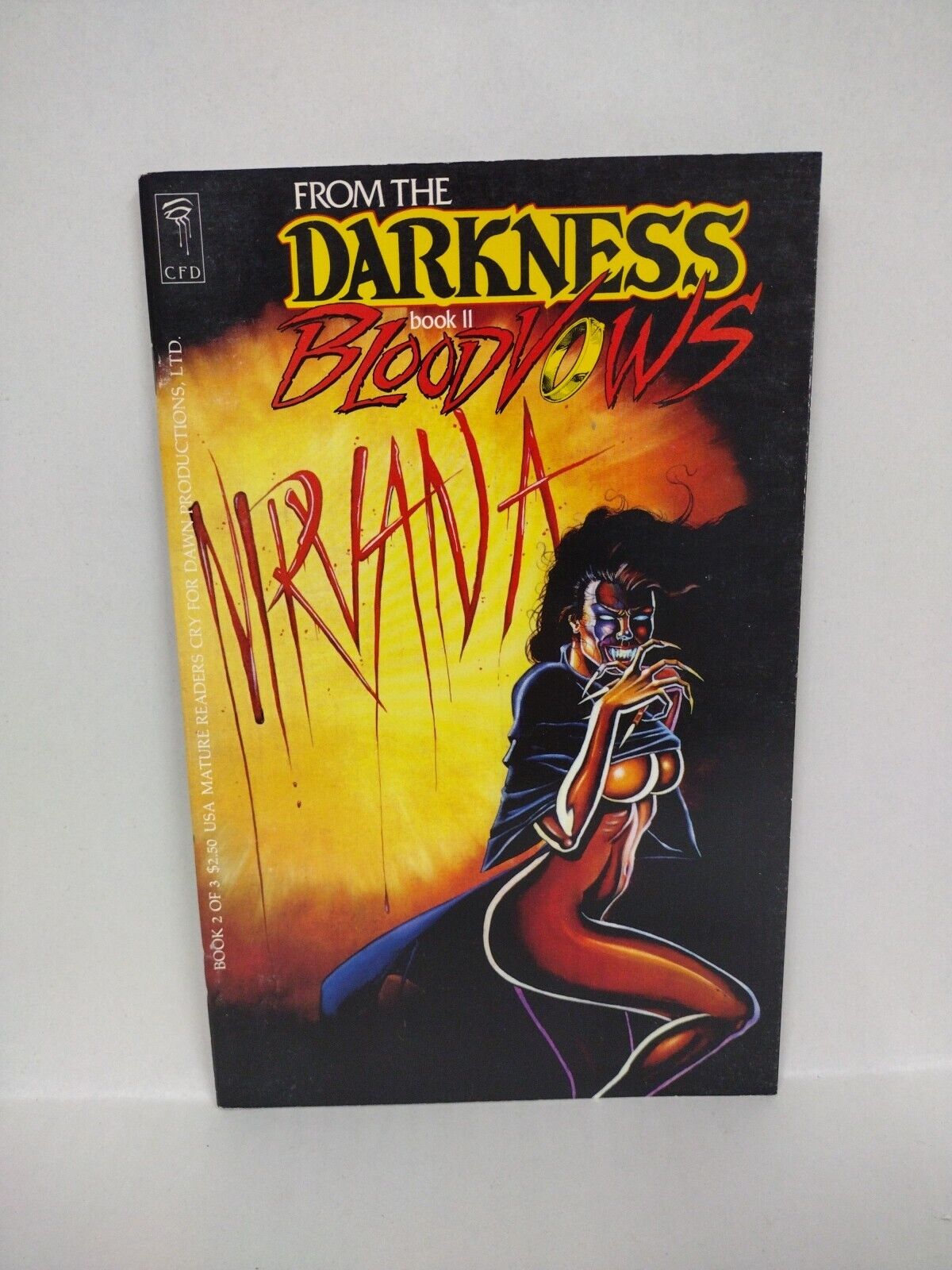 From the Darkness Book II Blood Vows (1992) 1 2 3 Complete Series CFD Jim Balent